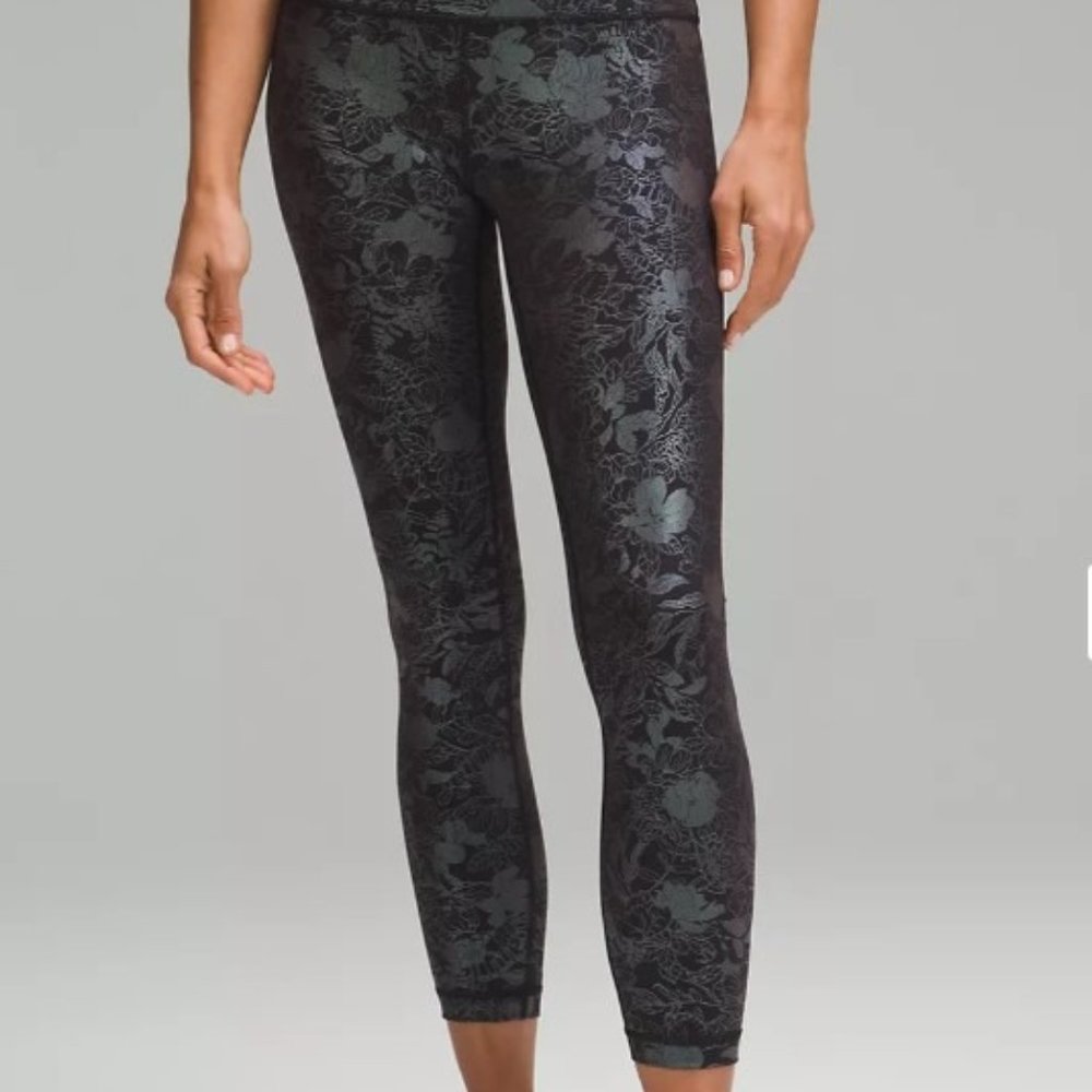 Lululemon Wunder Under High-Rise Tight 28" Shine  Size 8